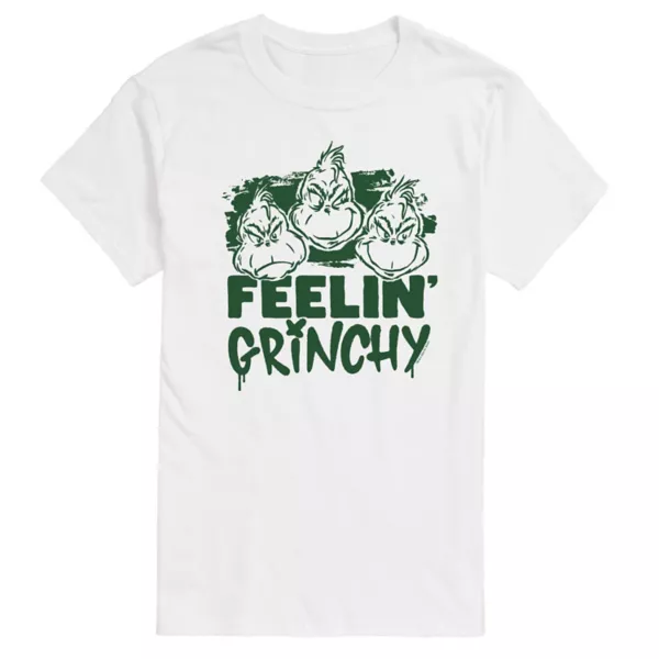 Мужская футболка Dr Seuss с принтом "Чувствую себя Гринчем" Licensed Character, белый
Мужская футболка Dr Seuss с принтом "Чувствую себя Гринчем" Licensed Character, белый