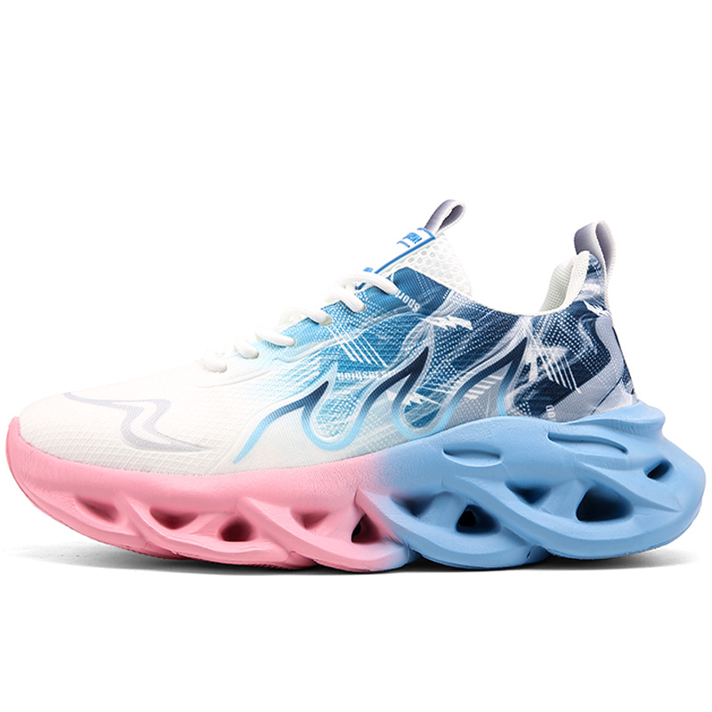 Meiretu Низкие повседневные туфли с амортизацией, противоскользящие, ударопрочные, розово-синие, мужские
Meiretu Низкие повседневные туфли с амортизацией, противоскользящие, ударопрочные, розово-синие, мужские