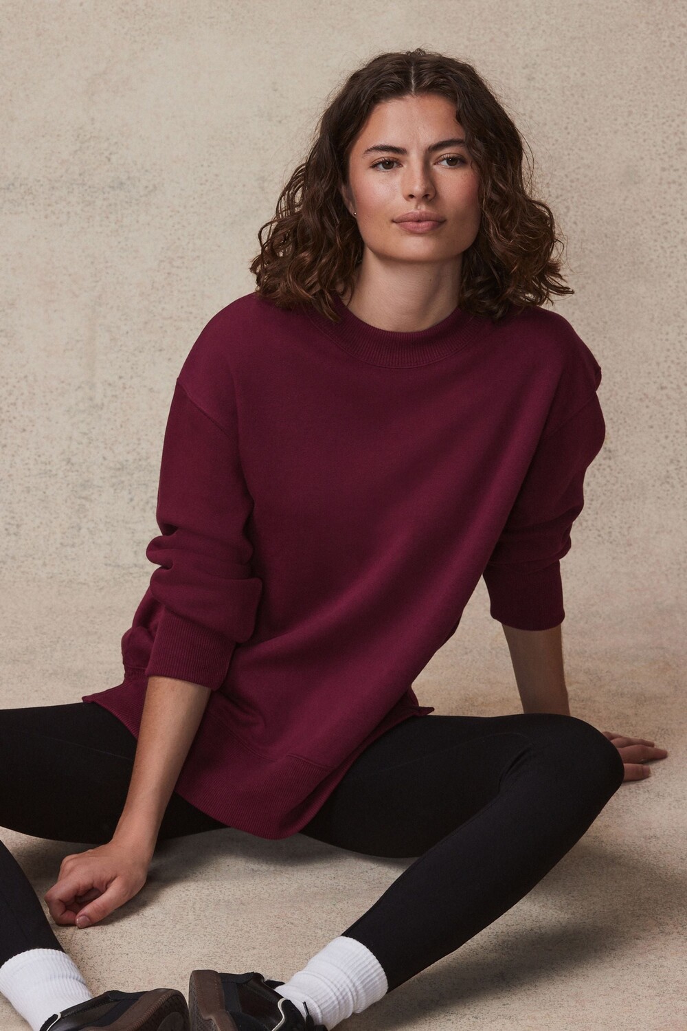 Удлиненная хлопковая толстовка свободного кроя Essentials Next, красный
Удлиненная хлопковая толстовка свободного кроя Essentials Next, красный