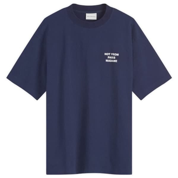 Не из Парижа мадам футболка Drôle De Monsieur, синий
Не из Парижа мадам футболка Drôle De Monsieur, синий