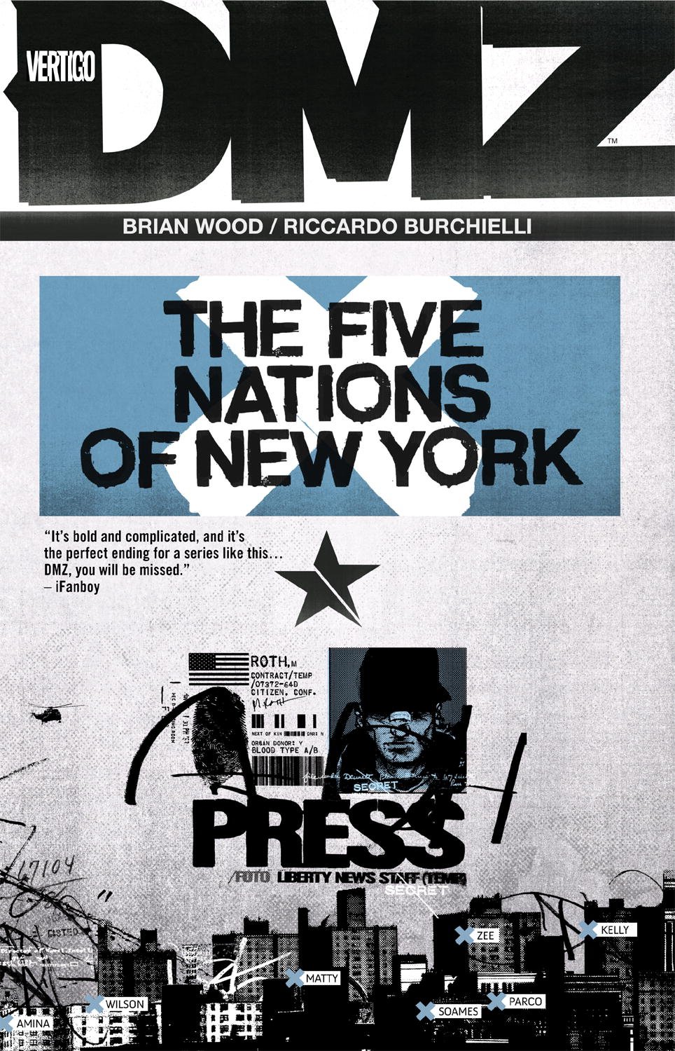 DMZ Vol. 12: The Five Nations of New York (Vertigo)
DMZ Vol. 12: The Five Nations of New York (Vertigo)