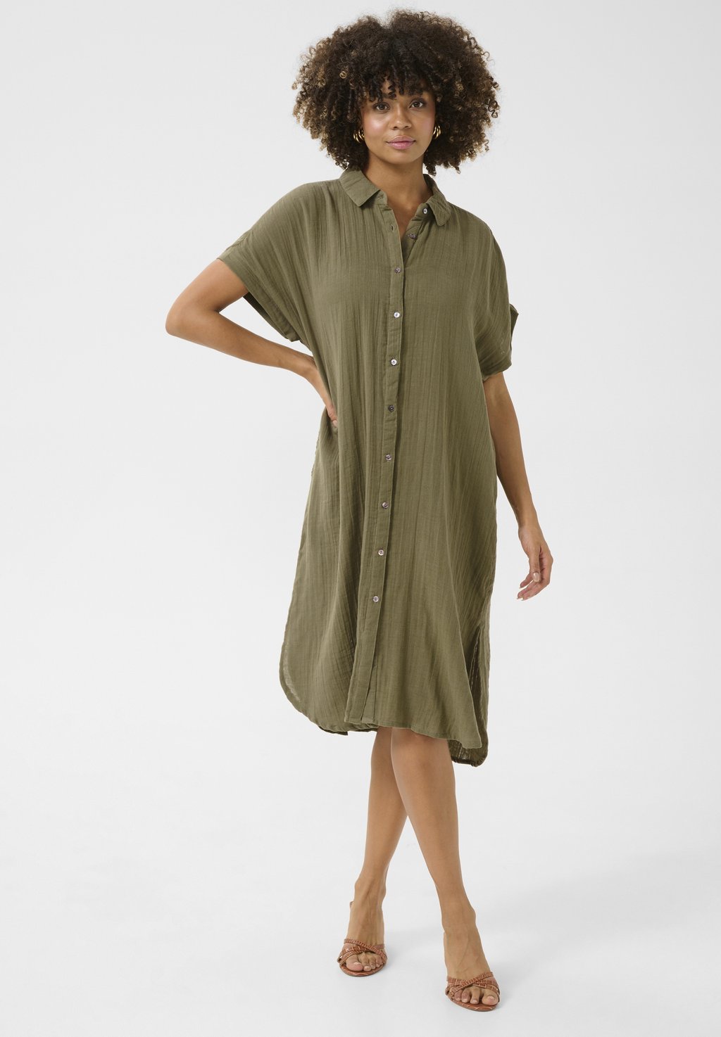 Платье-рубашка ELINA KAFTAN Culture, зеленый
Платье-рубашка ELINA KAFTAN Culture, зеленый