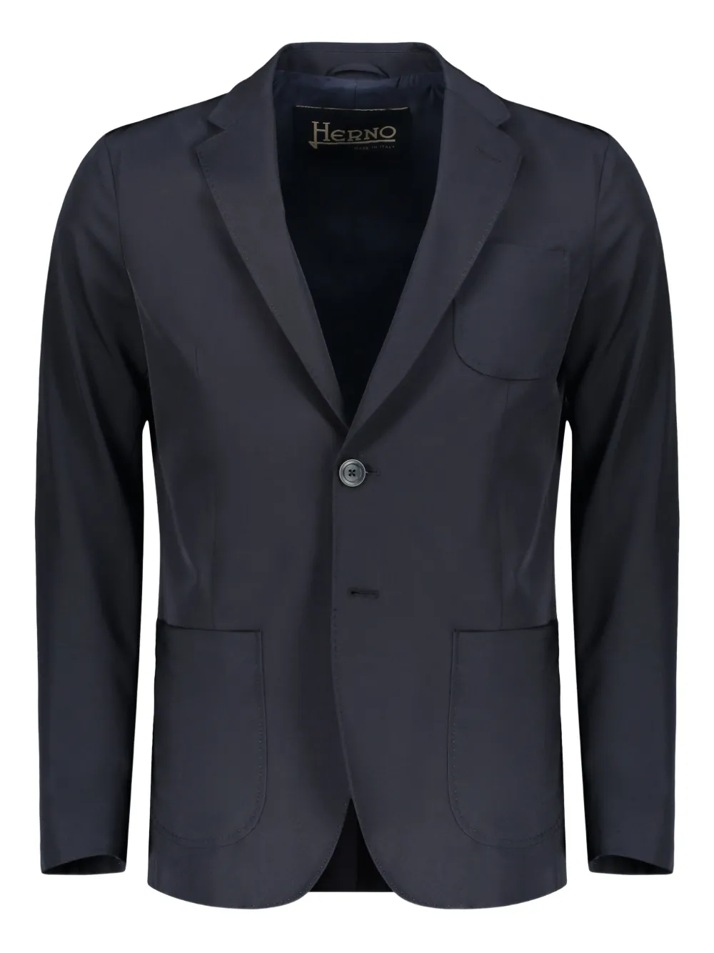 Однобортный пиджак Herno, синий
Однобортный пиджак Herno, синий