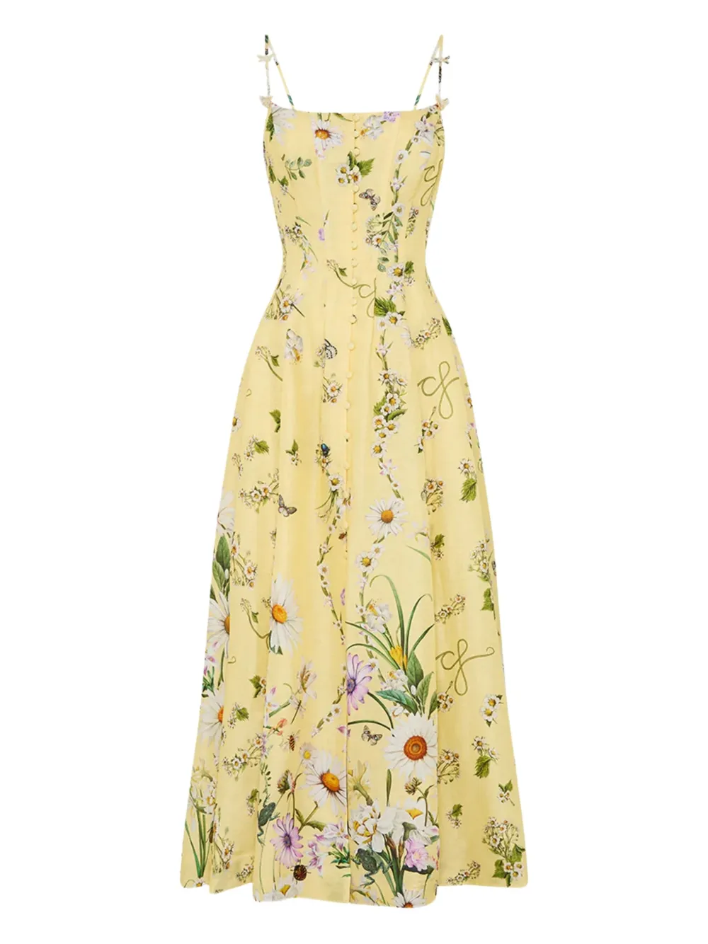 Платье-корсет миди с цветочным принтом Camilla, желтый
Платье-корсет миди с цветочным принтом Camilla, желтый