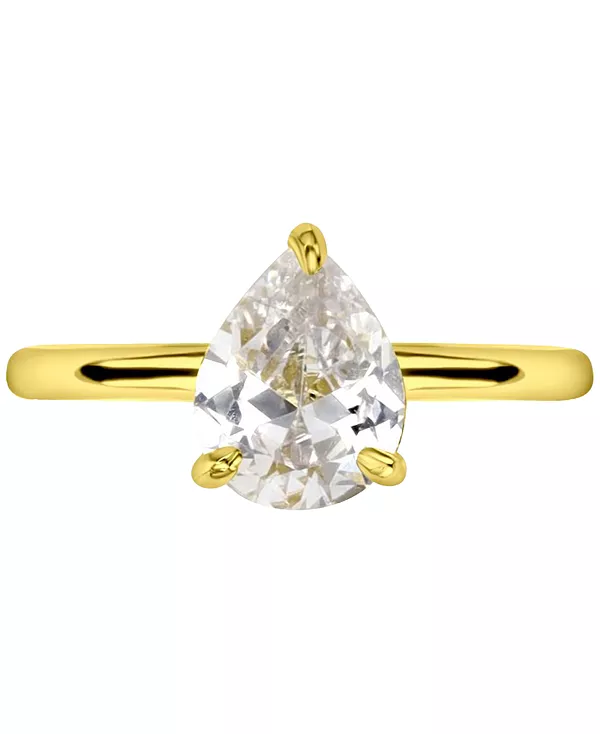 Помолвочное кольцо с грушевидным солитером из серебра 14 карат с золотым покрытием и кубическим цирконием Macy'S, gold
Помолвочное кольцо с грушевидным солитером из серебра 14 карат с золотым покрытием и кубическим цирконием Macy'S, gold
