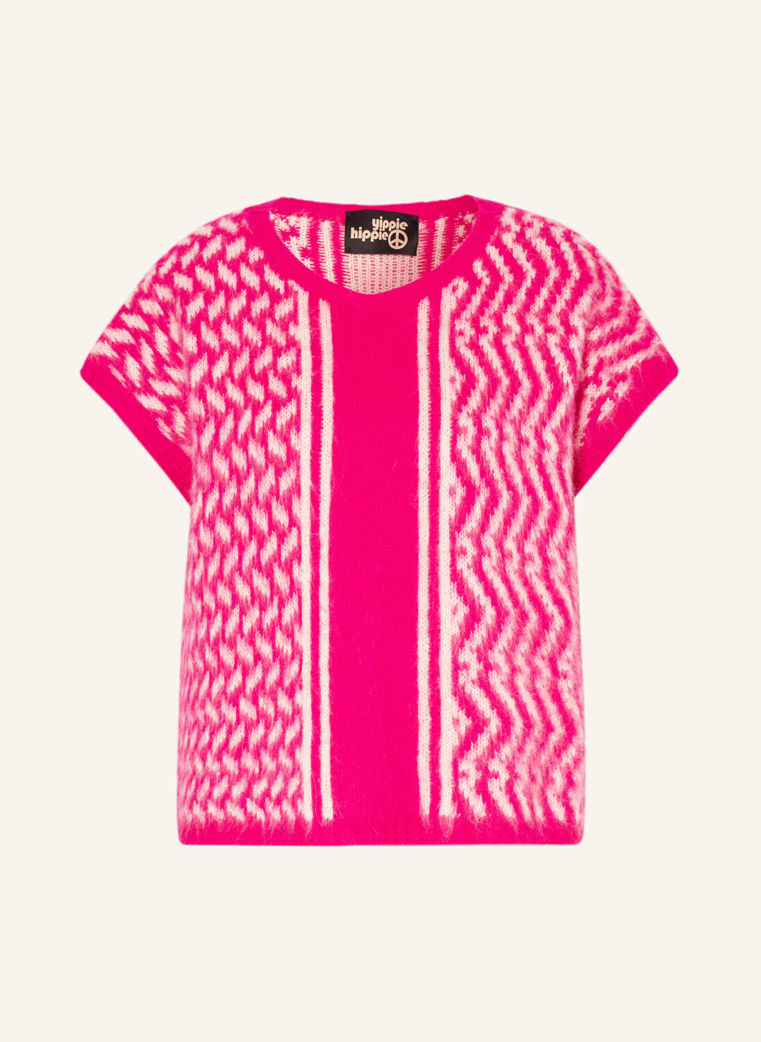 Свитер-Жилет Yippie Hippie, розовый
Свитер-Жилет Yippie Hippie, розовый