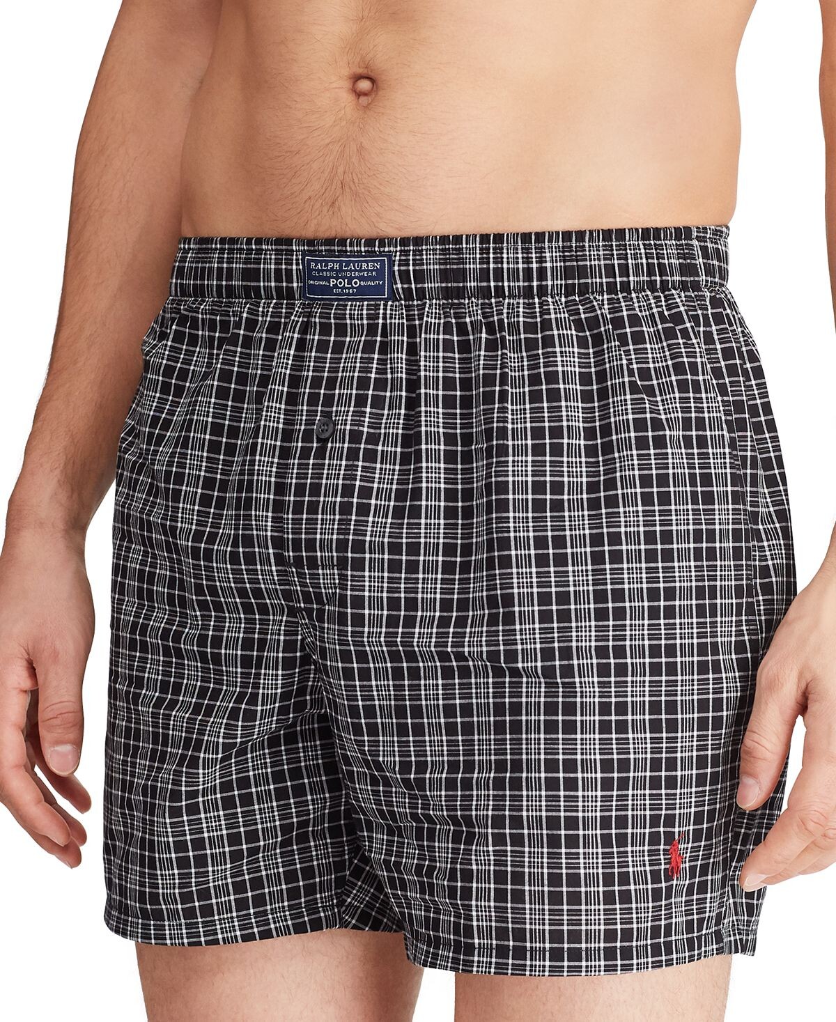 Мужские боксеры с одной пуговицей в клетку Polo Ralph Lauren
Мужские боксеры с одной пуговицей в клетку Polo Ralph Lauren
