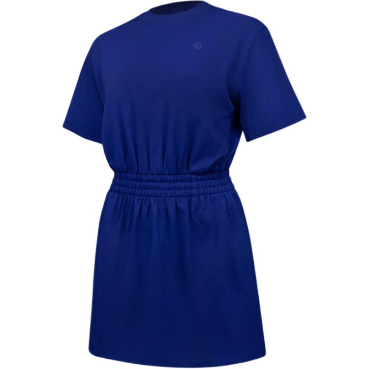 Женское платье с коротким рукавом Lululemon, larkspur синий
Женское платье с коротким рукавом Lululemon, larkspur синий