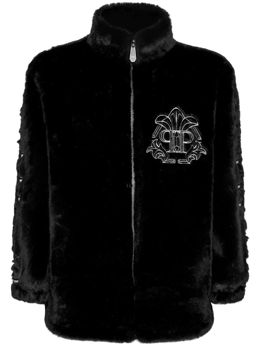 Шуба из искусственного меха с вышитым логотипом Philipp Plein, черный
Шуба из искусственного меха с вышитым логотипом Philipp Plein, черный