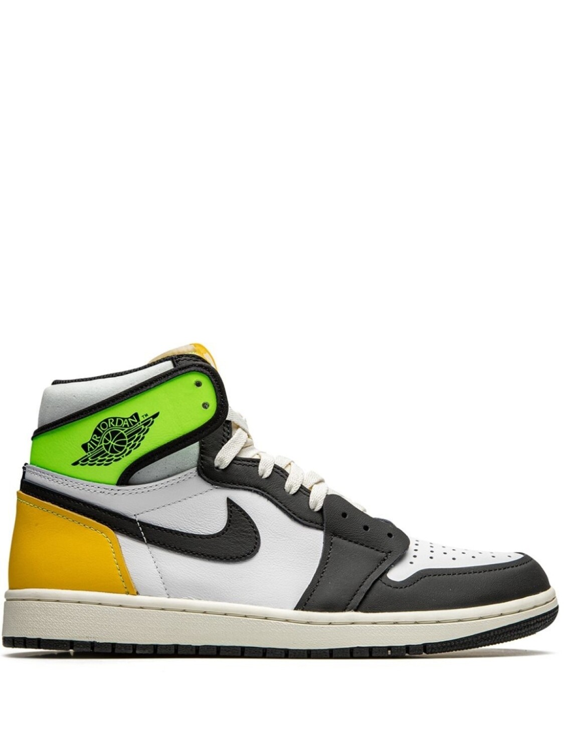 Кроссовки Air 1 Retro High Volt Gold Jordan, белый
Кроссовки Air 1 Retro High Volt Gold Jordan, белый