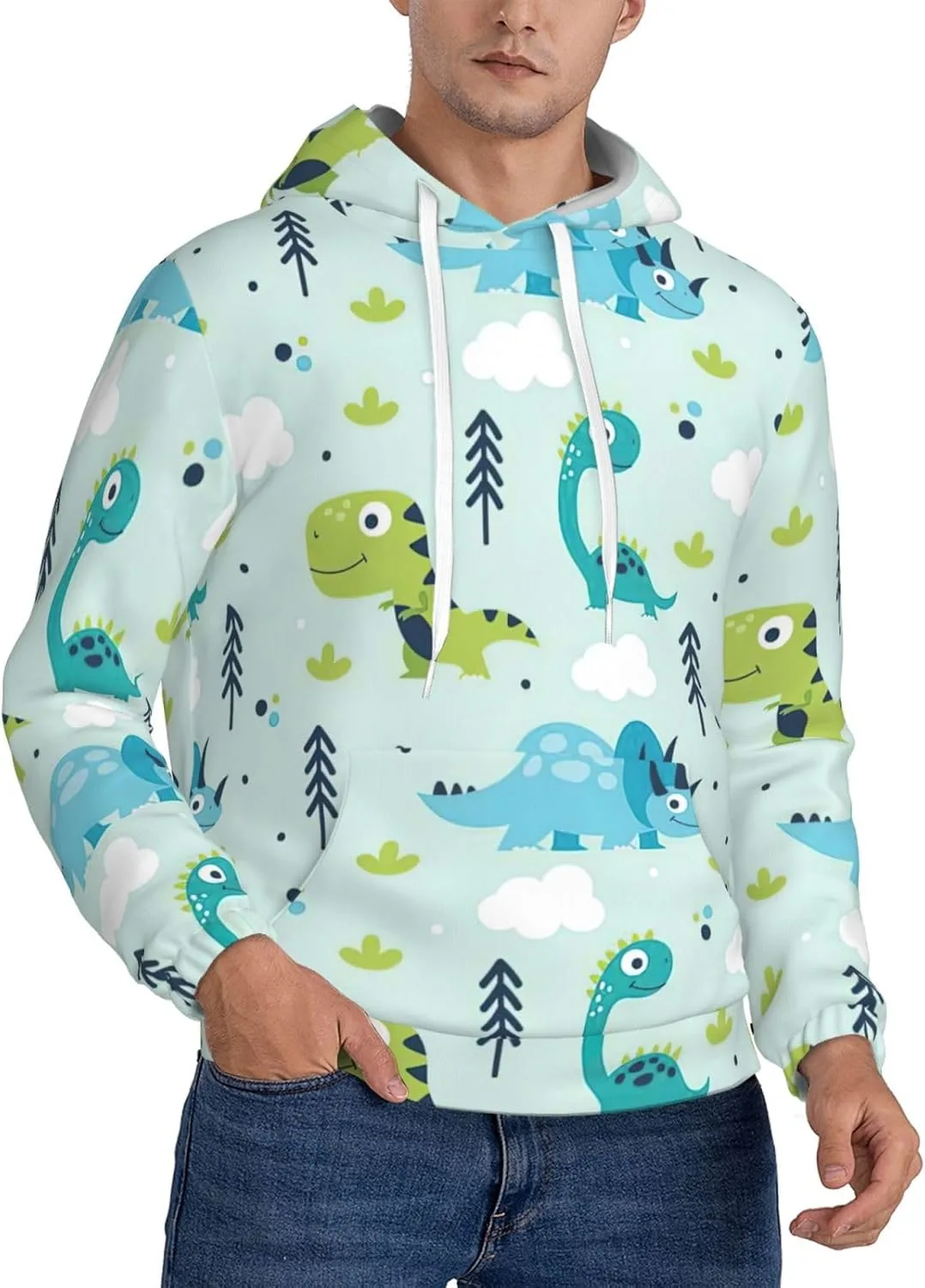 Мужская флисовая худи с капюшоном Large, мягкая и теплая, с карманом, принт Dinosaur, черная SamLng
Мужская флисовая худи с капюшоном Large, мягкая и теплая, с карманом, принт Dinosaur, черная SamLng