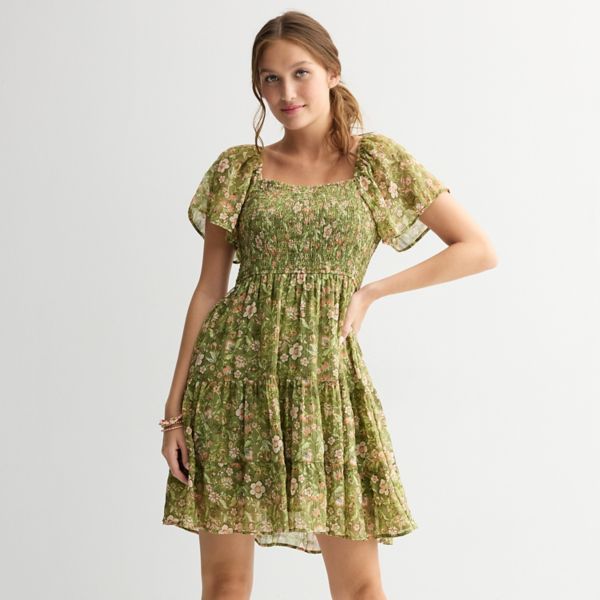 Мини-платье с рукавами-крылышками для юниоров Rewind, цвет sg sage
Мини-платье с рукавами-крылышками для юниоров Rewind, цвет sg sage