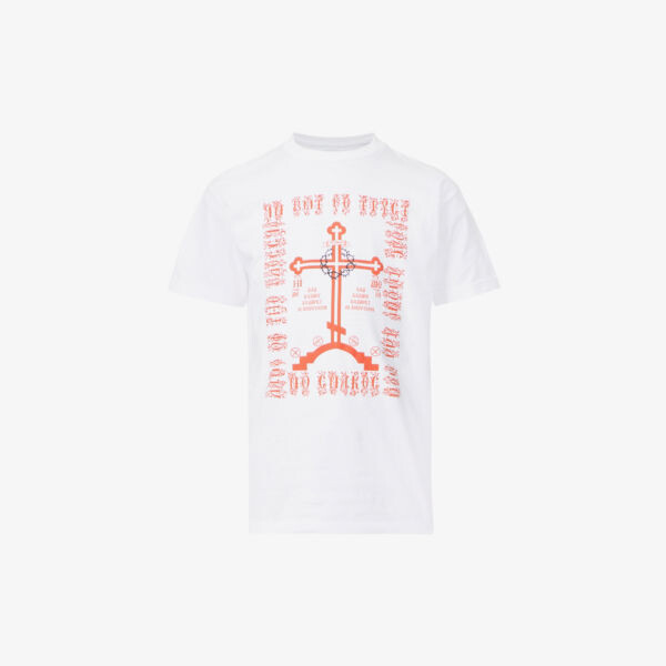 Футболка из хлопкового джерси с графическим принтом Byzantine Cross Baddest Skate Shop, белый
Футболка из хлопкового джерси с графическим принтом Byzantine Cross Baddest Skate Shop, белый