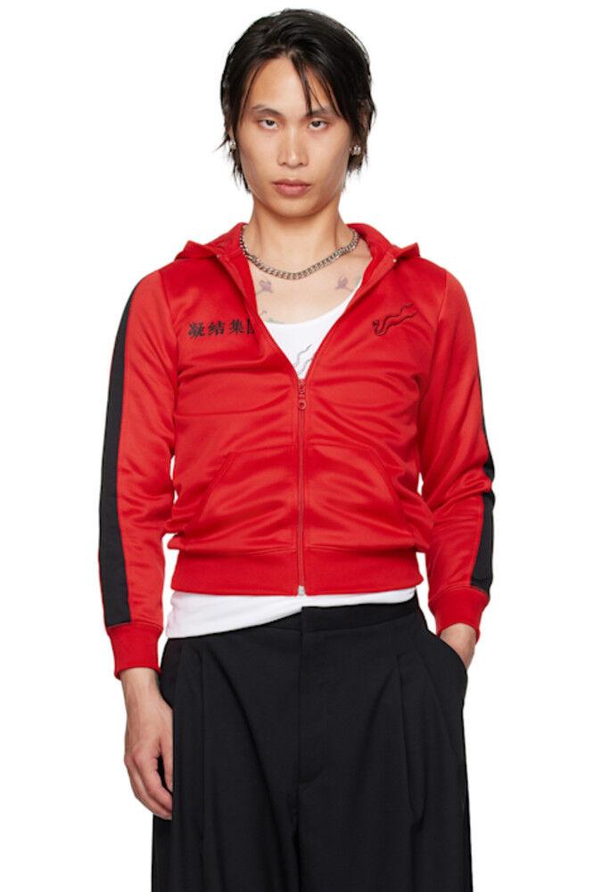 Красная толстовка с капюшоном CLOT Edition Zip Shrunken LU'U DAN
Красная толстовка с капюшоном CLOT Edition Zip Shrunken LU'U DAN