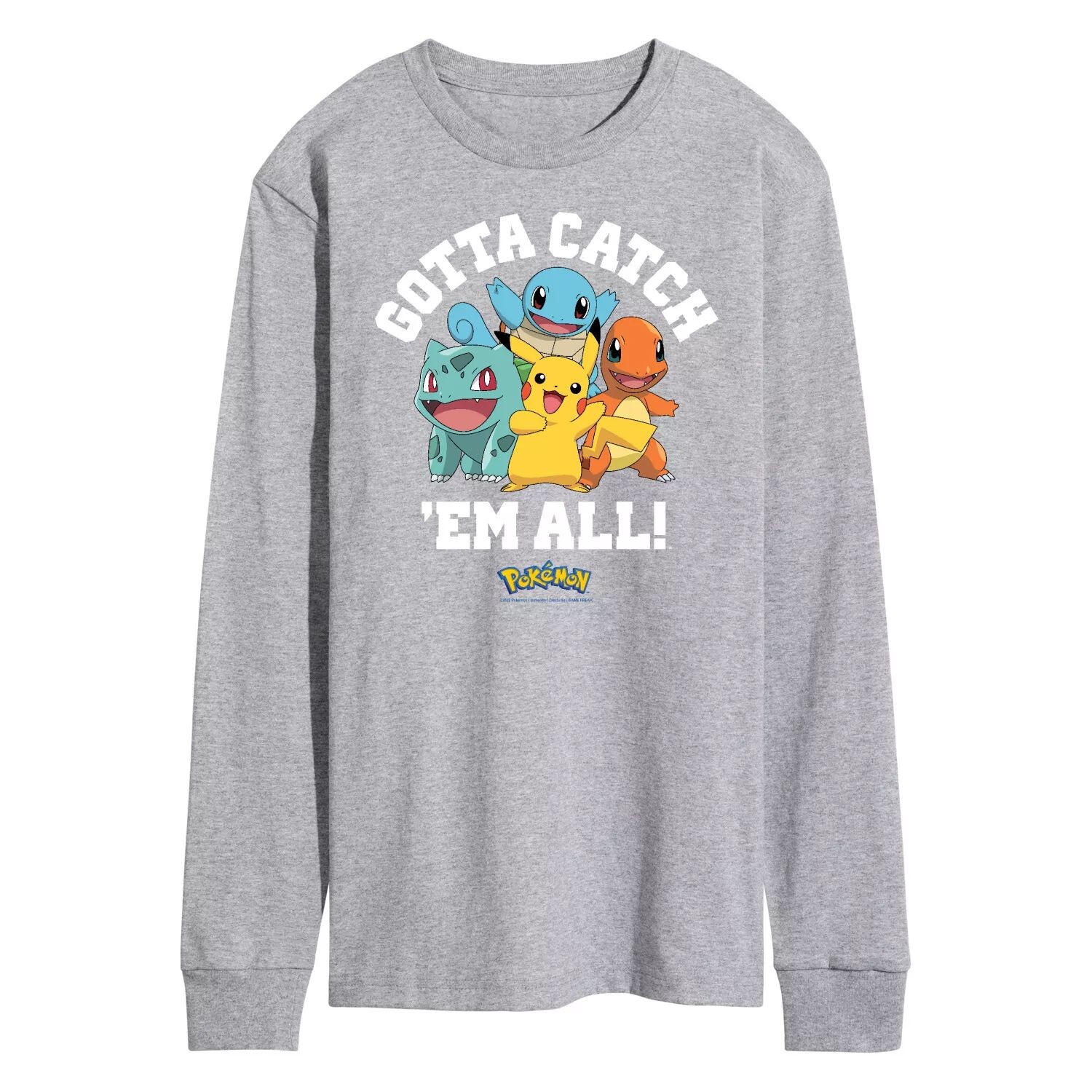 Мужская футболка с длинными рукавами Pokémon Gotta Catch 'Em All Licensed Character
Мужская футболка с длинными рукавами Pokémon Gotta Catch 'Em All Licensed Character