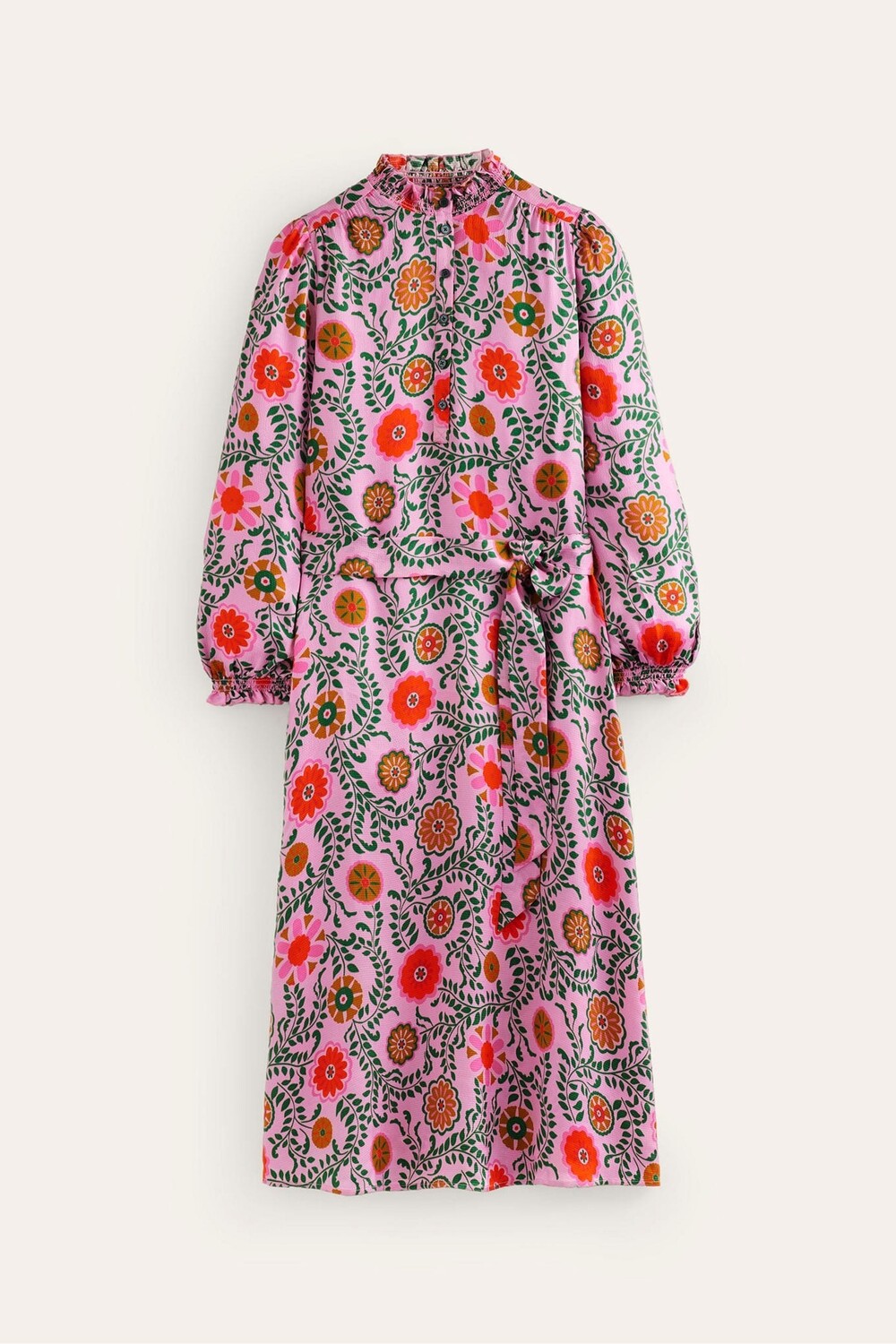 Платье миди из атласа цвета жасмин Boden, розовый
Платье миди из атласа цвета жасмин Boden, розовый