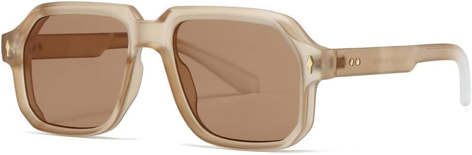 Модные солнцезащитные очки для женщин и мужчин, роскошные, в стиле ретро, с заклепками, современные, для вождения и отдыха на природе, защита от ультрафиолета UV400 TYUVIVO, Tea Tea
Модные солнцезащитные очки для женщин и мужчин, роскошные, в стиле ретро, с заклепками, современные, для вождения и отдыха на природе, защита от ультрафиолета UV400 TYUVIVO, Tea Tea