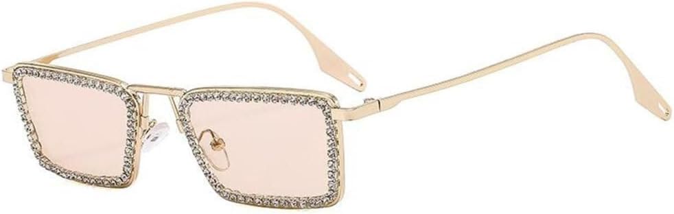 Женские солнцезащитные очки прямого кроя с бриллиантами, металлическая оправа, хрустальные линзы, прозрачные линзы, солнцезащитные очки со стразами LXLHWN, Gold Champagne
Женские солнцезащитные очки прямого кроя с бриллиантами, металлическая оправа, хрустальные линзы, прозрачные линзы, солнцезащитные очки со стразами LXLHWN, Gold Champagne