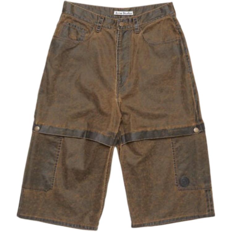 Бермуды прямого кроя Acne Studios, коричневый
Бермуды прямого кроя Acne Studios, коричневый