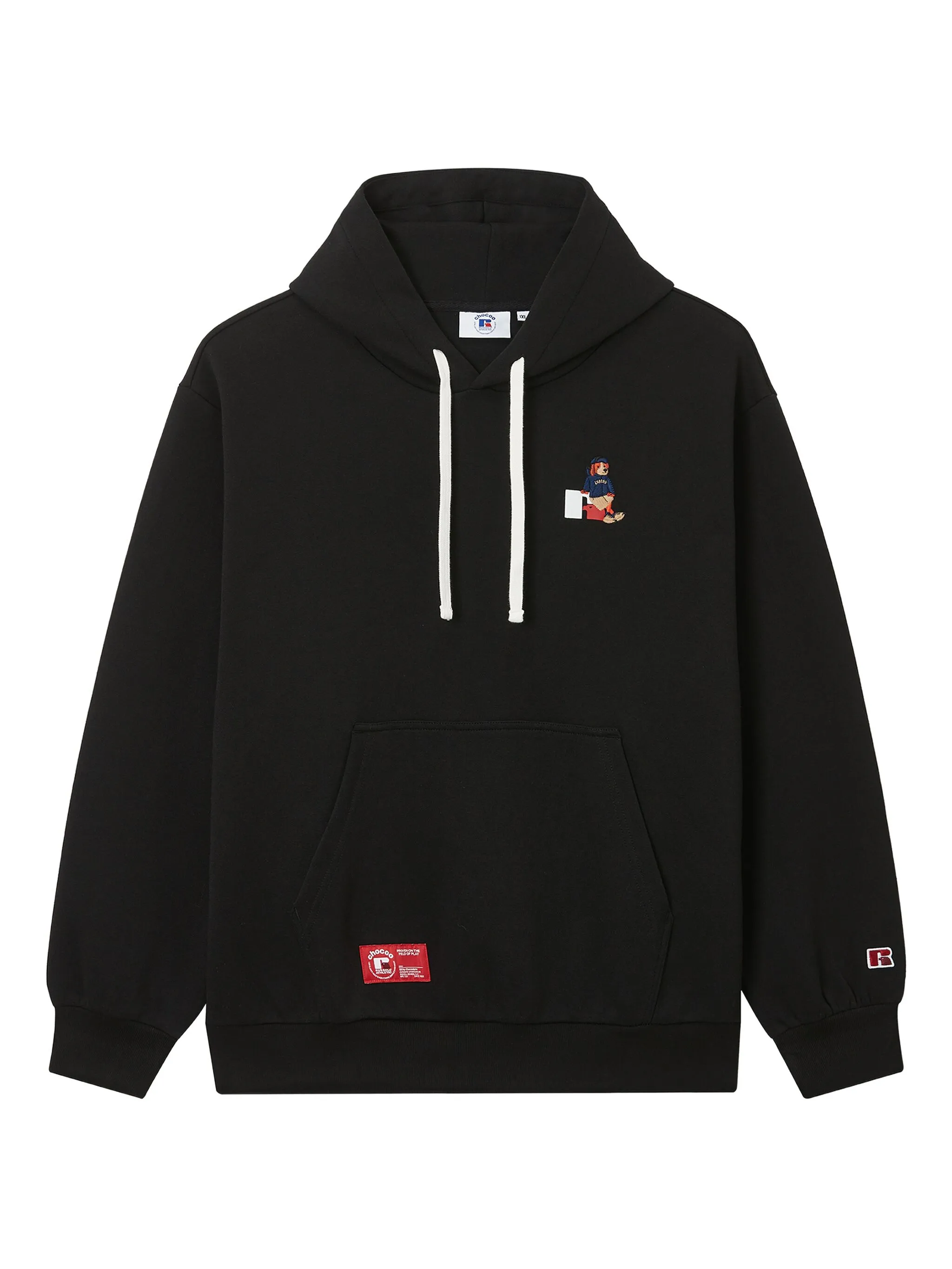 Худи с вышитым логотипом из коллаборации с Russell Athletic Chocoolate, черный
Худи с вышитым логотипом из коллаборации с Russell Athletic Chocoolate, черный