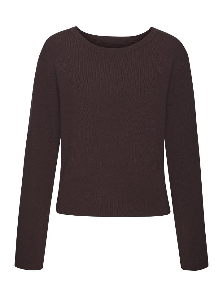 Вязаный свитер LASCANA, коричневый
Вязаный свитер LASCANA, коричневый