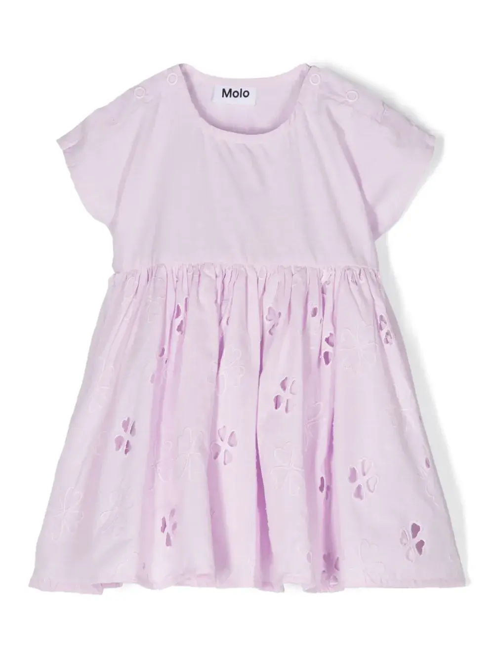 Платье из органического хлопка с английской вышивкой Molo, фиолетовый
Платье из органического хлопка с английской вышивкой Molo, фиолетовый