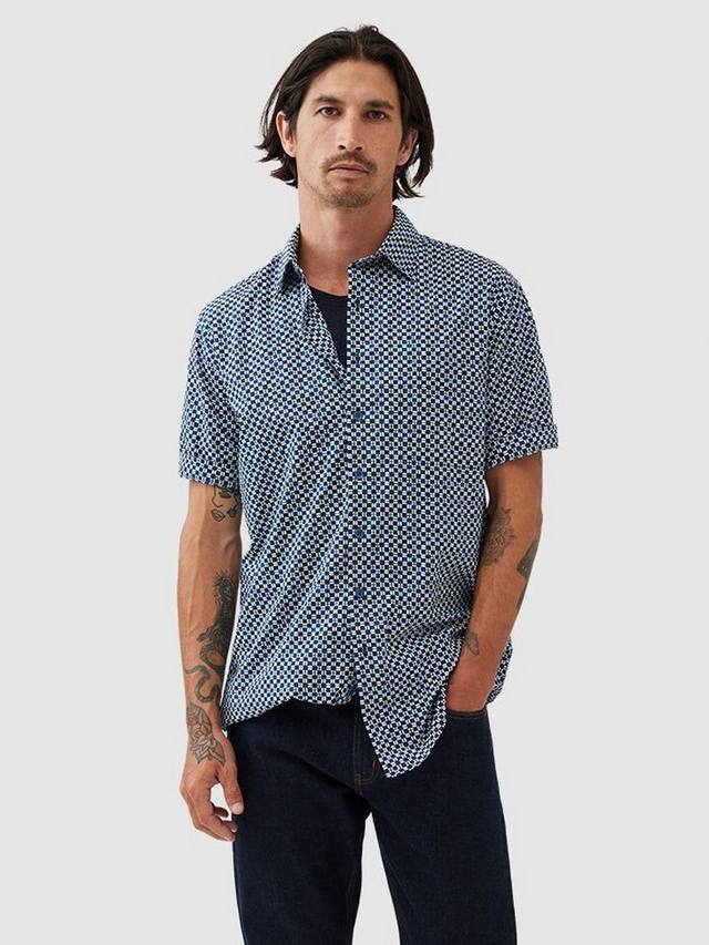 Рубашка Yates из хлопка с принтом Regular Fit с короткими рукавами Rodd & Gunn, Indigo
Рубашка Yates из хлопка с принтом Regular Fit с короткими рукавами Rodd & Gunn, Indigo