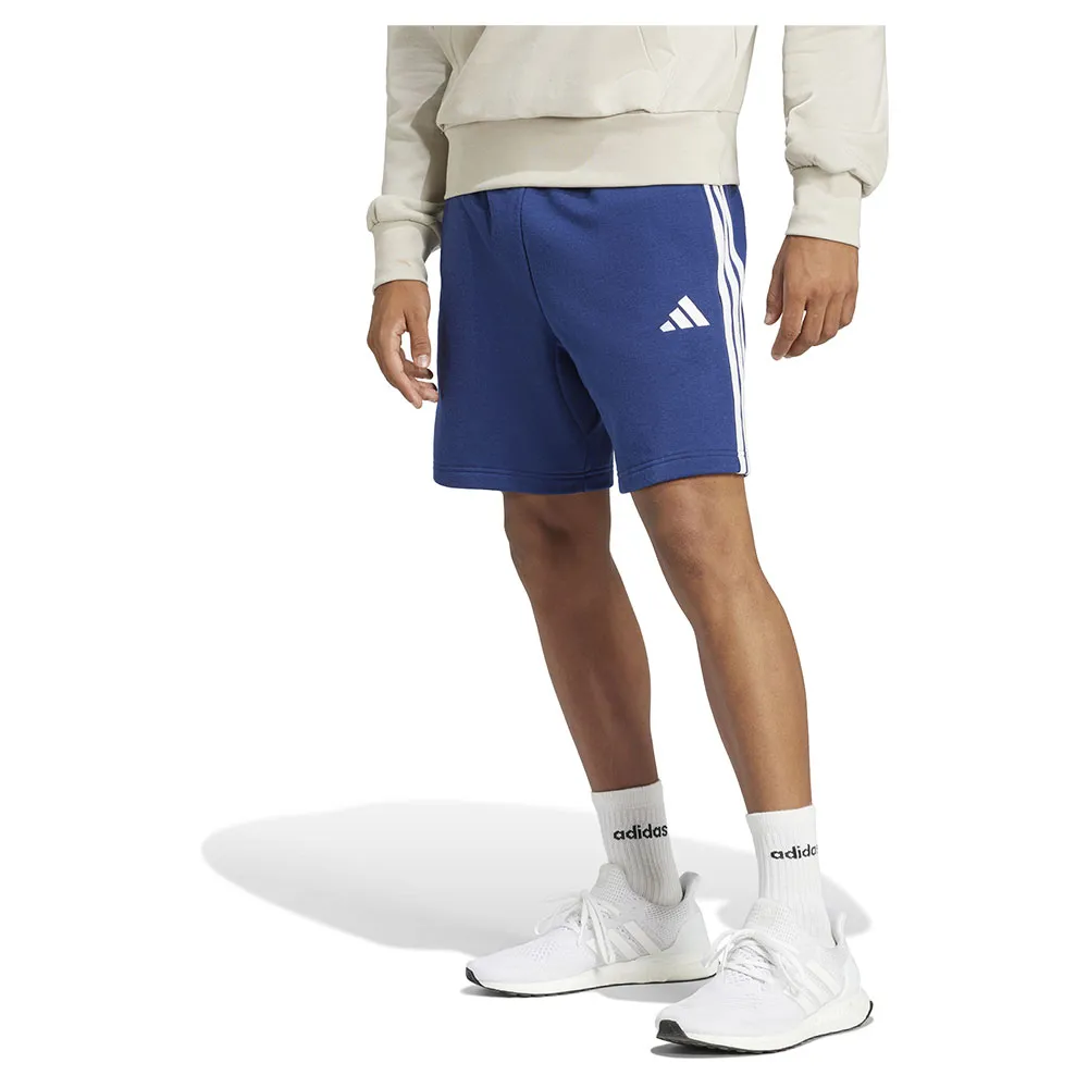 Шорты adidas Essential 3 Stripes French Terry, синий 
Шорты adidas Essential 3 Stripes French Terry, синий