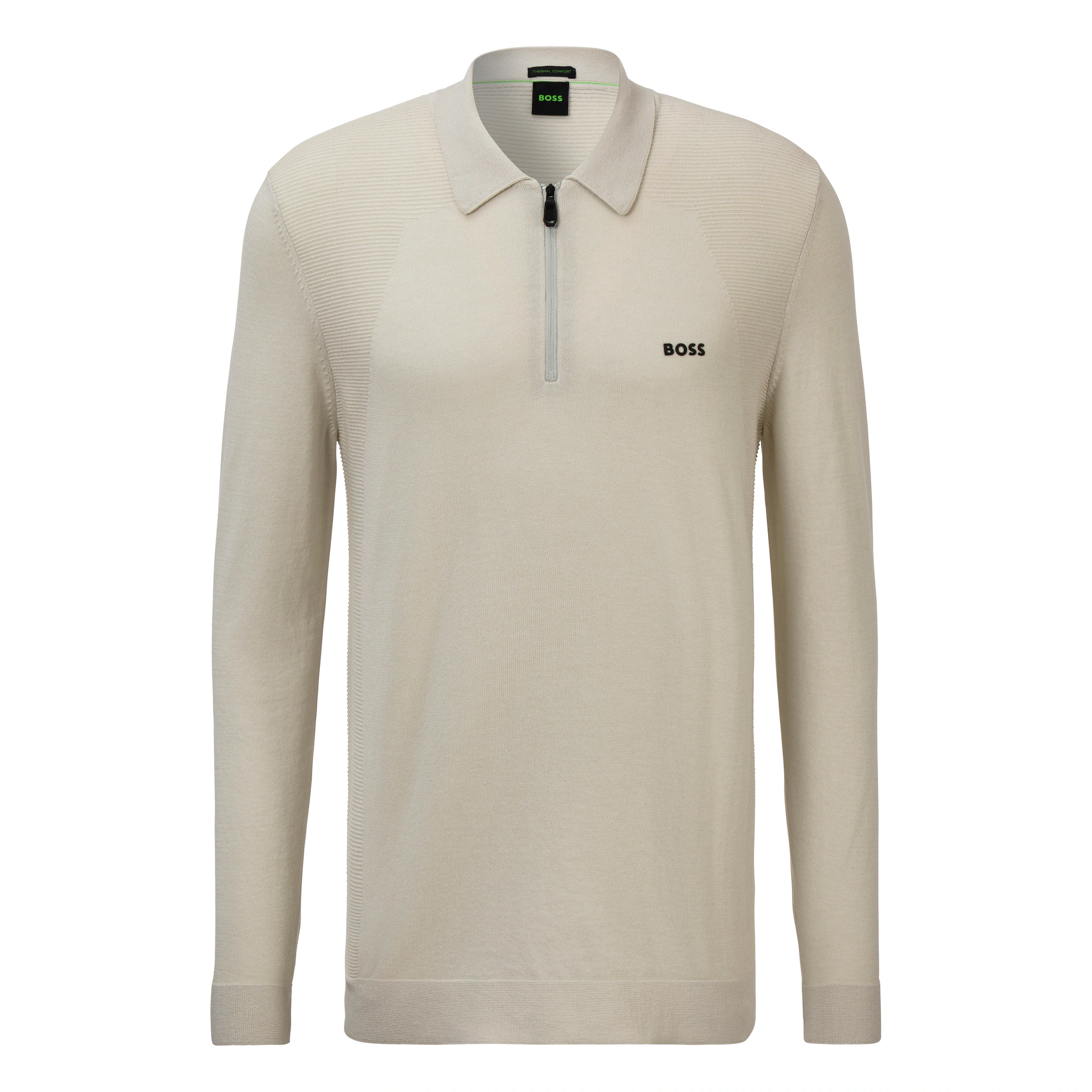 BOSS GREEN вязаный свитер "Momentum_Lite_PL24", с молнией на воротнике, бежевый
BOSS GREEN вязаный свитер "Momentum_Lite_PL24", с молнией на воротнике, бежевый