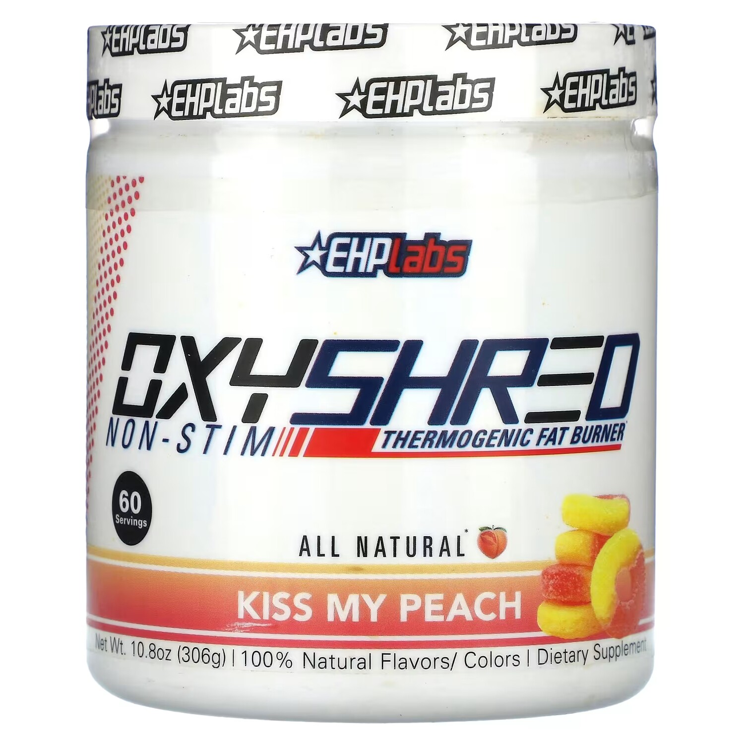 Сжигатель жира термогенный EHPlabs OxyShred Kiss My Peach без стимуляции, 306 г
Сжигатель жира термогенный EHPlabs OxyShred Kiss My Peach без стимуляции, 306 г