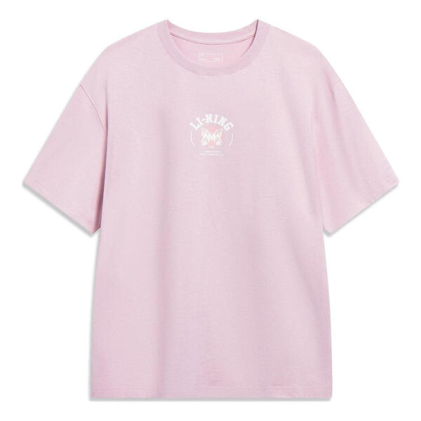 Футболка с изображением бабочки китайской культуры Li-Ning, розовый
Футболка с изображением бабочки китайской культуры Li-Ning, розовый