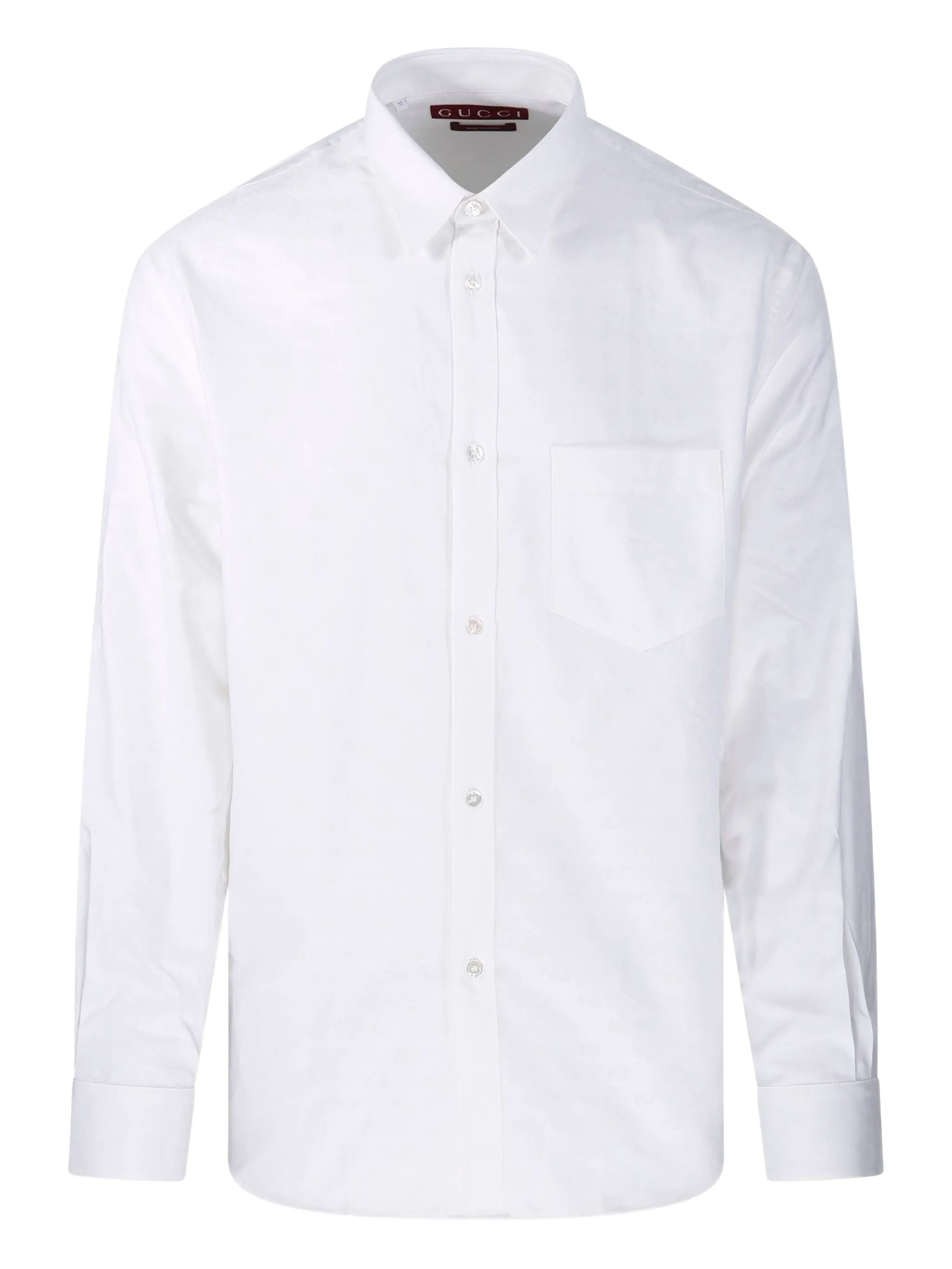 Рубашка с нагрудным карманом Gucci, белый
Рубашка с нагрудным карманом Gucci, белый