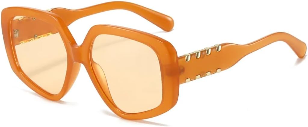 Роскошные солнцезащитные очки овальной формы с градиентным переходом цвета черепаховой панцири, мужские солнцезащитные очки с металлическим кольцом, защита от УФ-излучения UV400 TKKTLLT, Orange Champagne
Роскошные солнцезащитные очки овальной формы с градиентным переходом цвета черепаховой панцири, мужские солнцезащитные очки с металлическим кольцом, защита от УФ-излучения UV400 TKKTLLT, Orange Champagne