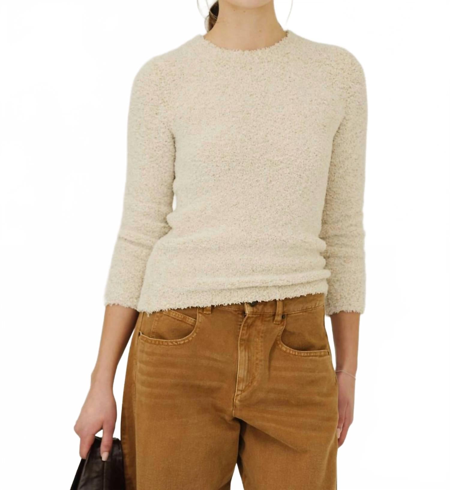 Isabel Marant Свитшот Bethany с круглым вырезом, цвет экрю
Isabel Marant Свитшот Bethany с круглым вырезом, цвет экрю