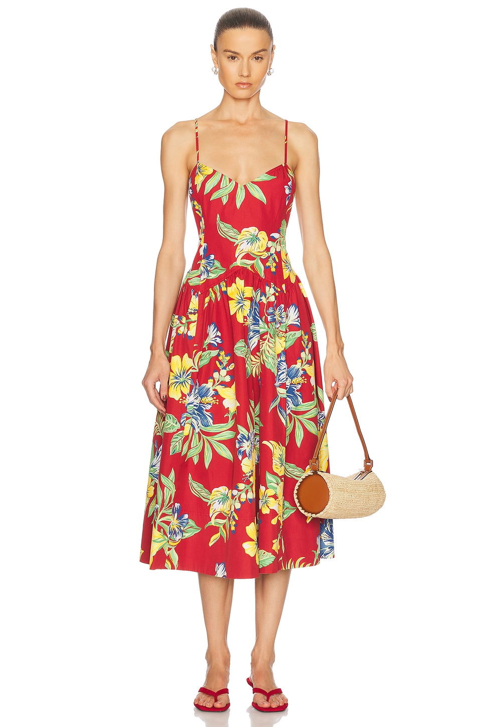 Безрукавное платье миди Polo Ralph Lauren, Paradise Petals
Безрукавное платье миди Polo Ralph Lauren, Paradise Petals