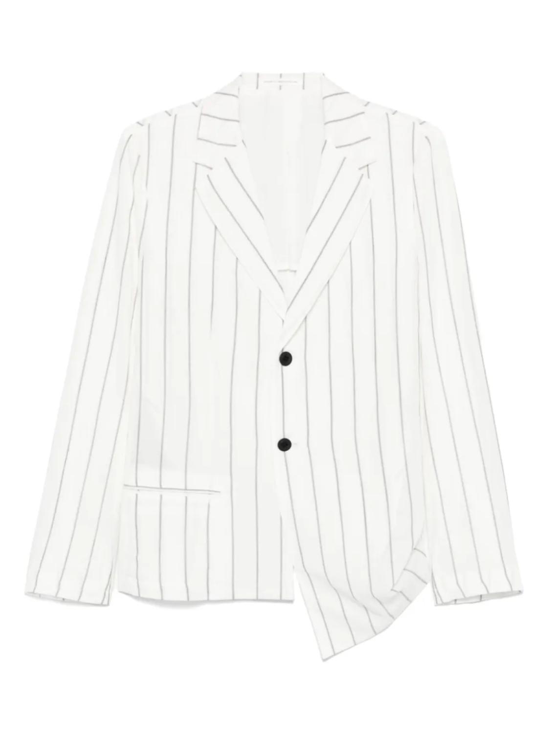 Хлопковый блейзер Y's, белый
Хлопковый блейзер Y's, белый