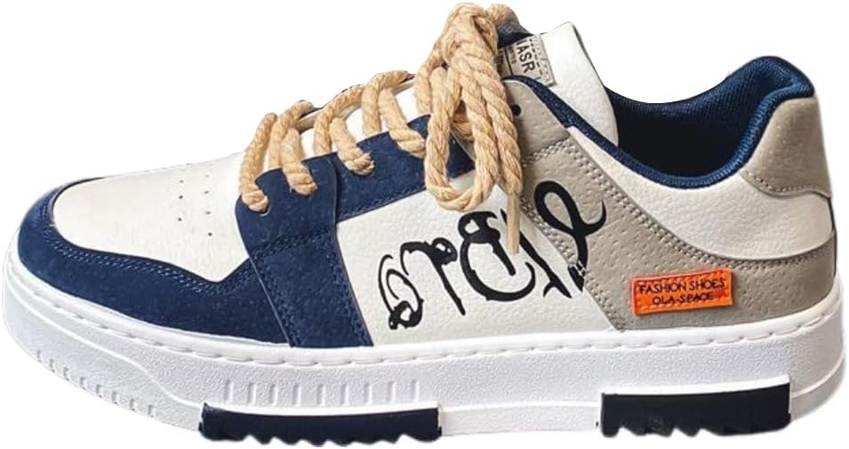 Мужские кроссовки на шнуровке, удобные, для скейтбординга и повседневной носки, в стиле колор-блок, низкие, дышащие теннисные туфли Lexamen, синий
Мужские кроссовки на шнуровке, удобные, для скейтбординга и повседневной носки, в стиле колор-блок, низкие, дышащие теннисные туфли Lexamen, синий