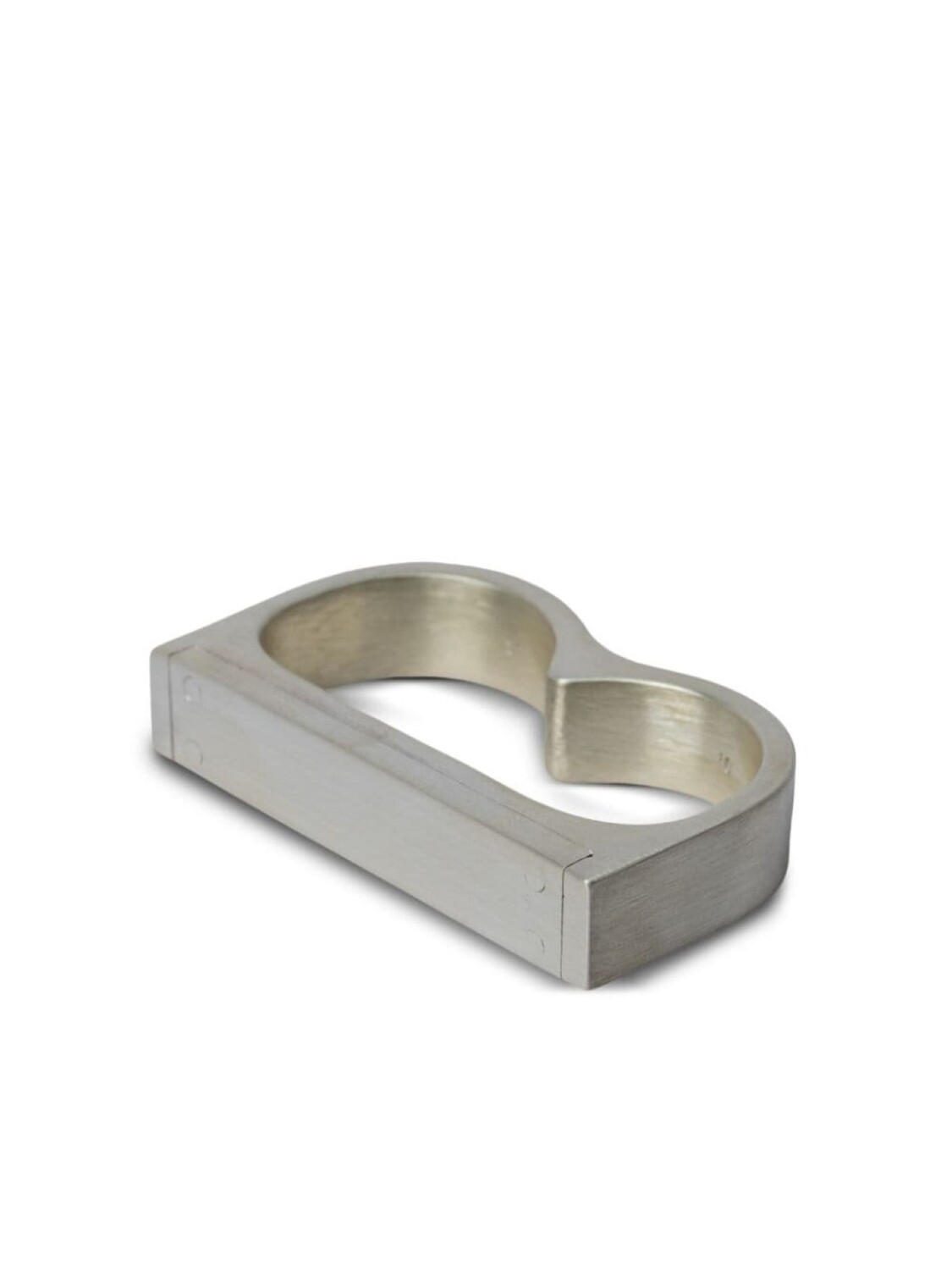 Матовое серебряное кольцо Plate Double Parts of Four, серебряный
Матовое серебряное кольцо Plate Double Parts of Four, серебряный