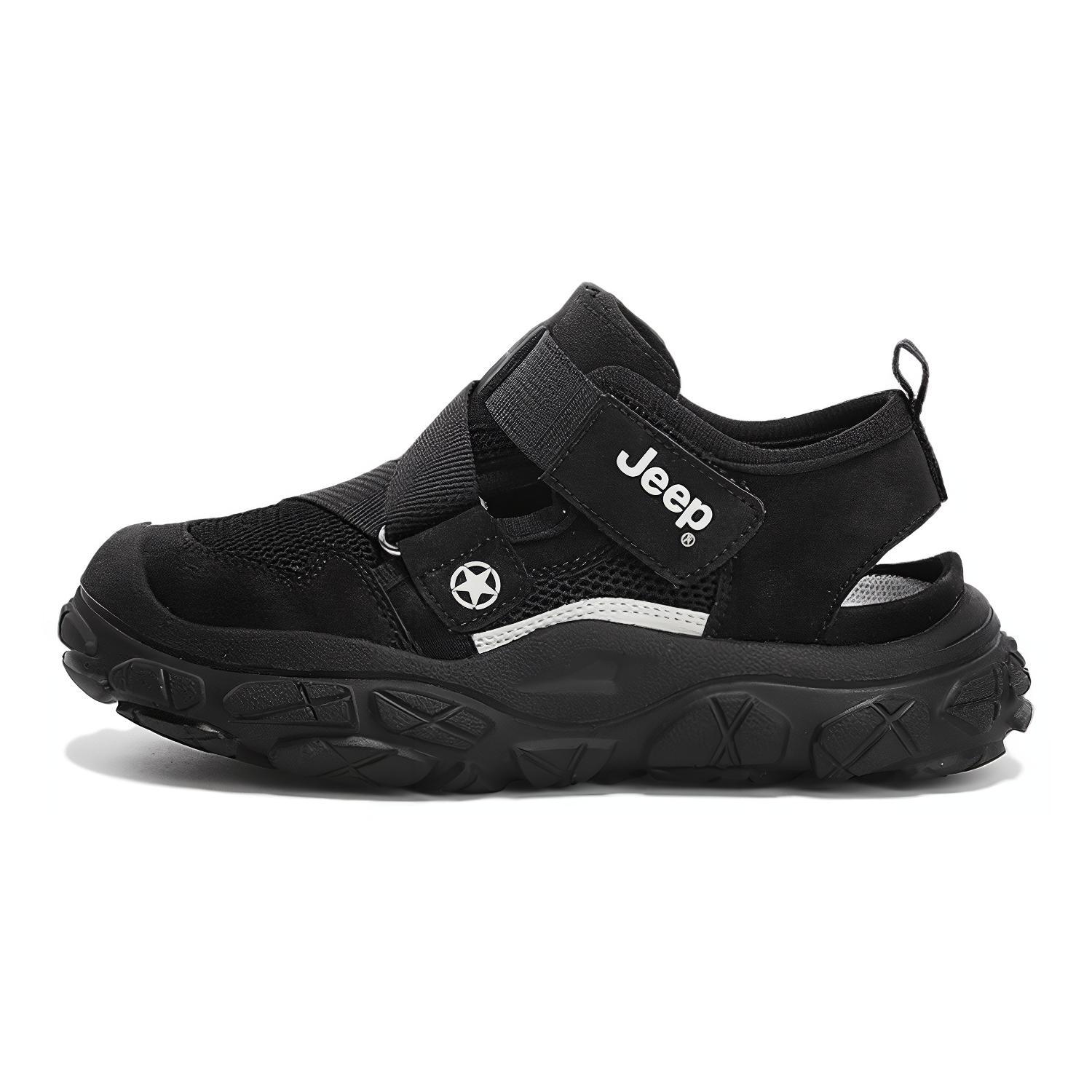 Антискользящие износостойкие детские сандалии Black Kids' Jeep
Антискользящие износостойкие детские сандалии Black Kids' Jeep