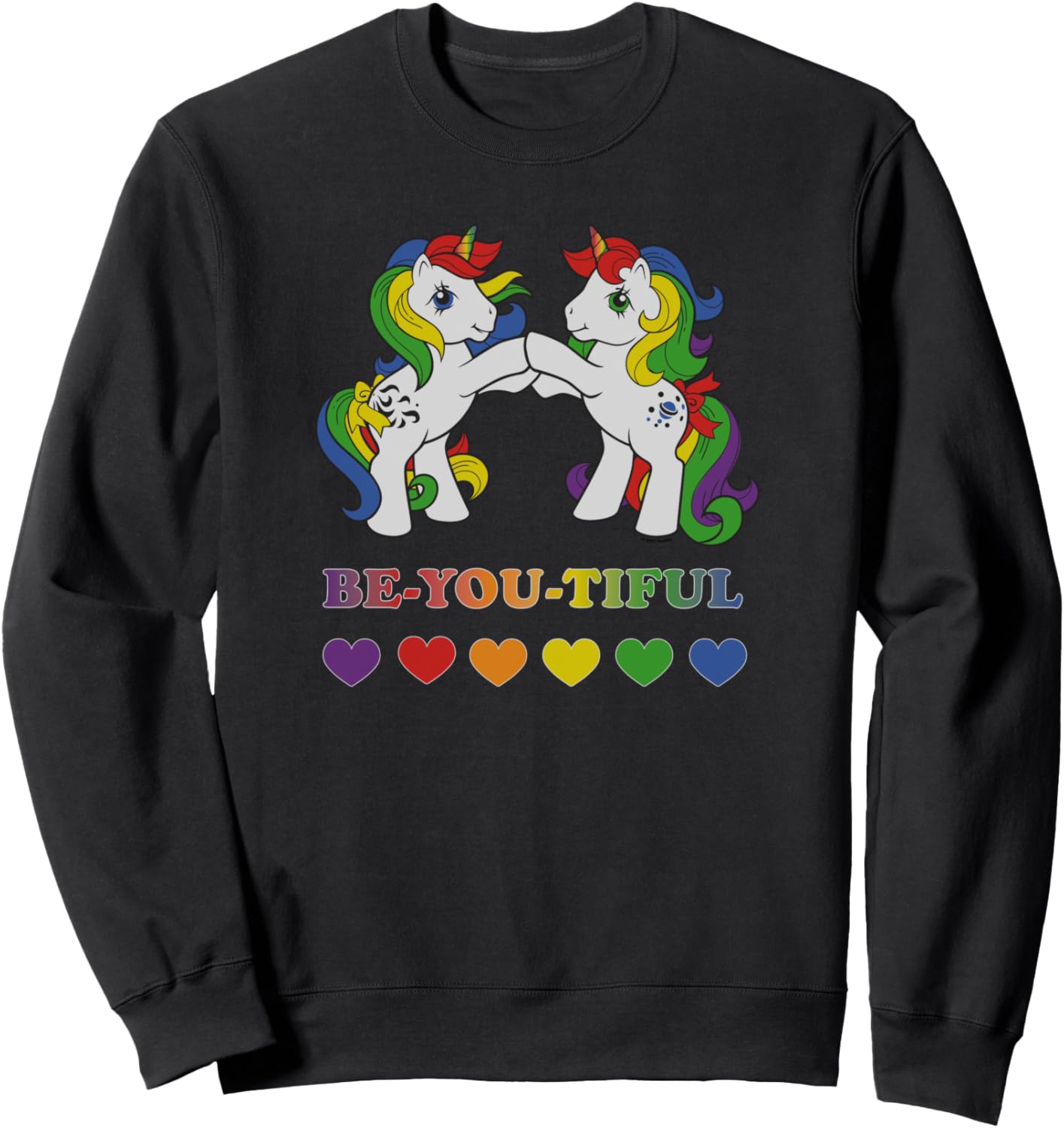 Толстовка My Little Pony Retro Unicorns Be-You-Tiful Rainbow Hearts, черный
Толстовка My Little Pony Retro Unicorns Be-You-Tiful Rainbow Hearts, черный