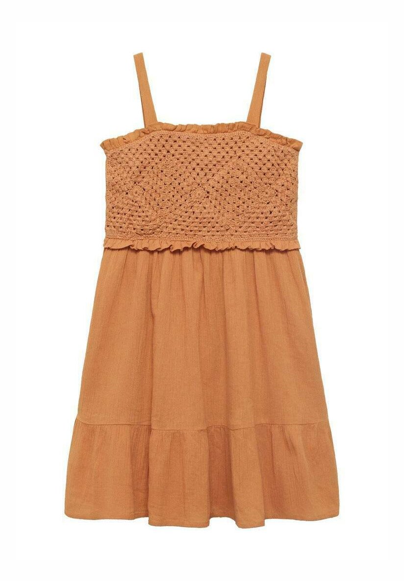 Повседневное платье MARCELA Mango Kids, оранжевый 
Повседневное платье MARCELA Mango Kids, оранжевый