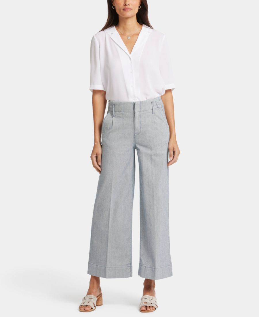 Женские джинсы-брюки Mona с широкими штанинами до щиколотки NYDJ, Canyon River Stripe
Женские джинсы-брюки Mona с широкими штанинами до щиколотки NYDJ, Canyon River Stripe