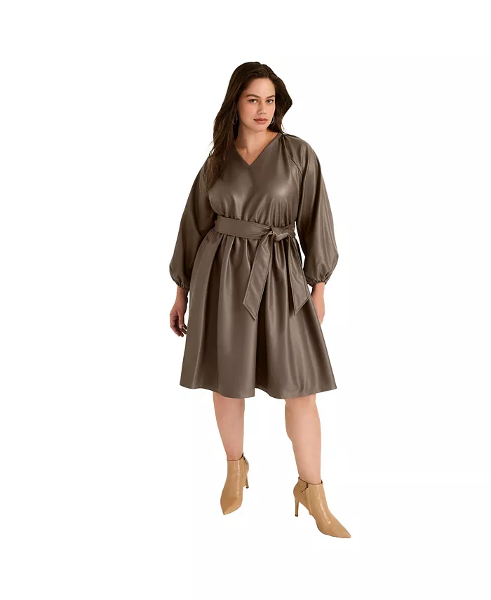 Женское платье June + Vie из искусственной кожи, коричневый
Женское платье June + Vie из искусственной кожи, коричневый