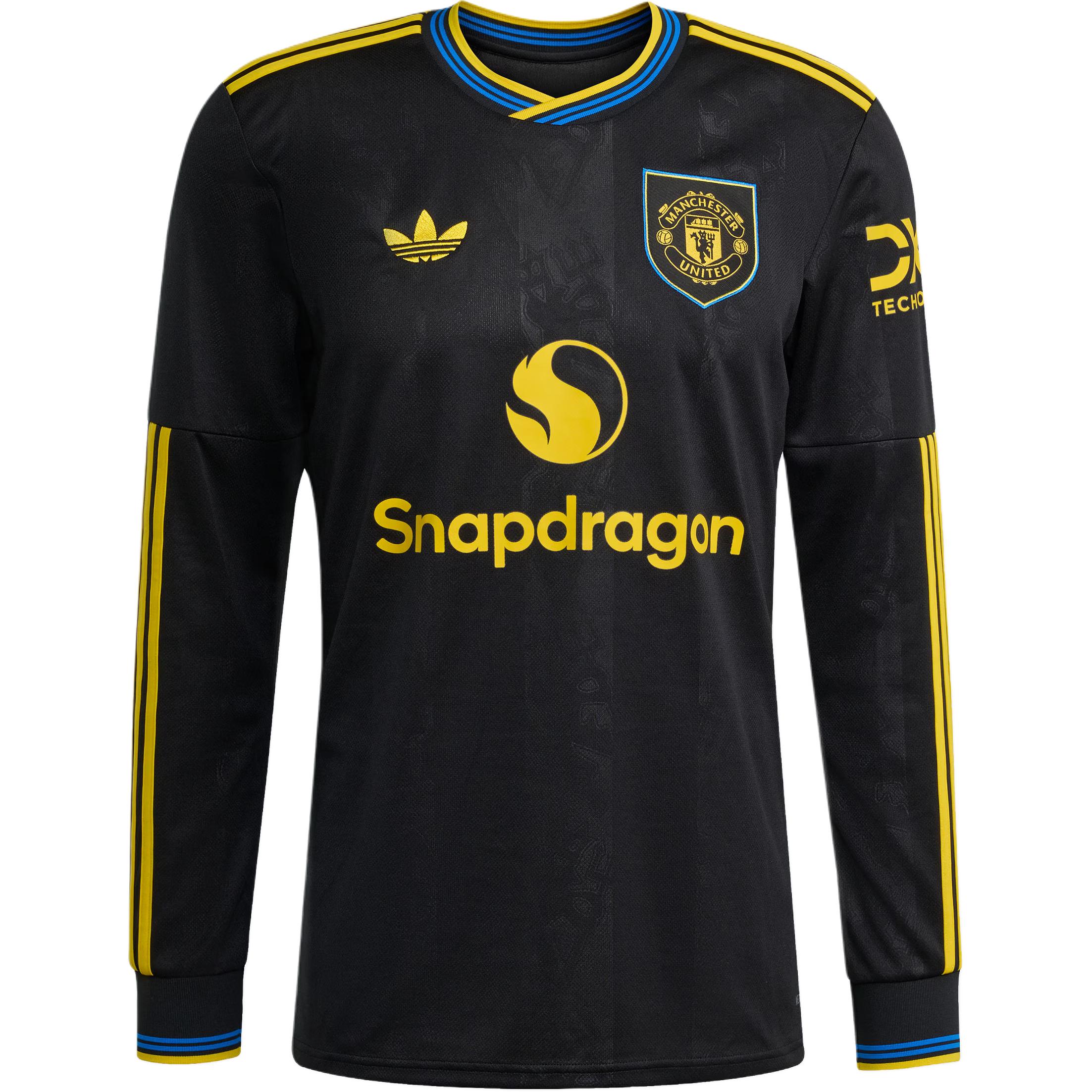 Футболка Manchester United 25/26 с длинным рукавом, третья форма Adidas, черный
Футболка Manchester United 25/26 с длинным рукавом, третья форма Adidas, черный