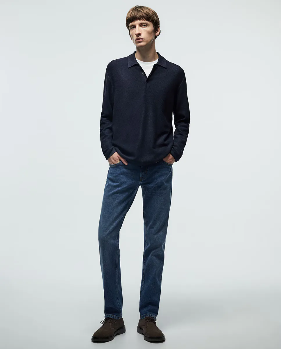 Джинсы Regular Sfera, темно-синий
Джинсы Regular Sfera, темно-синий