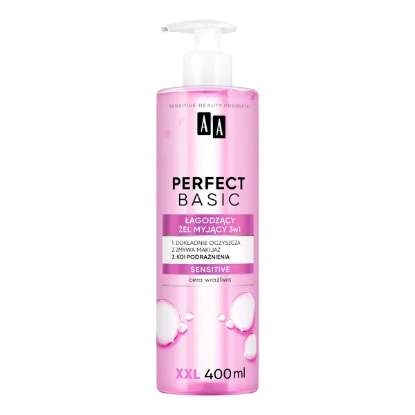 Гель для умывания лица, 400 мл Aa Perfect basic sensitive 
Гель для умывания лица, 400 мл Aa Perfect basic sensitive