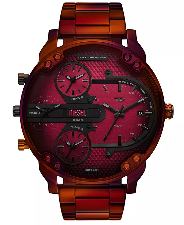 Мужские тонкие кварцевые часы Mr. Daddy с тремя стрелками и датой, красные, из нержавеющей стали, 54 мм Diesel, red
Мужские тонкие кварцевые часы Mr. Daddy с тремя стрелками и датой, красные, из нержавеющей стали, 54 мм Diesel, red