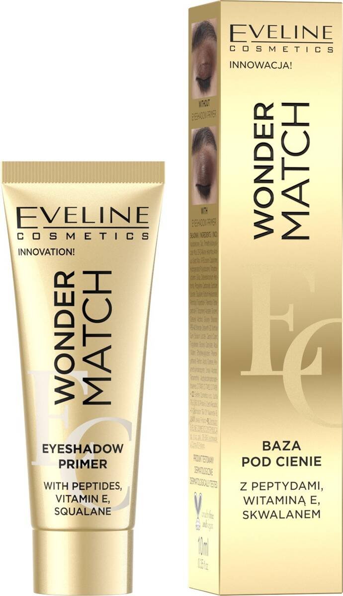 Eveline Wonder Eyeshadow Base, обогащенная пептидами витамина Е
Eveline Wonder Eyeshadow Base, обогащенная пептидами витамина Е