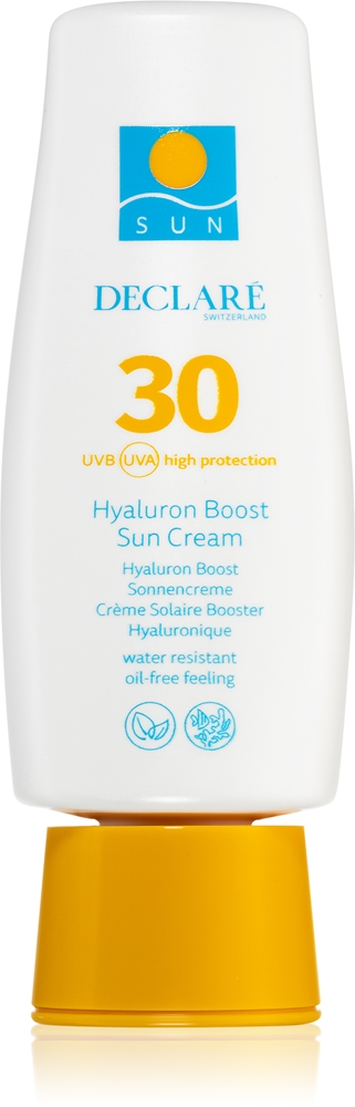 Увлажняющий солнцезащитный лосьон Hyaluron Boost Sun SPF 30 Declaré, 100 мл
Увлажняющий солнцезащитный лосьон Hyaluron Boost Sun SPF 30 Declaré, 100 мл