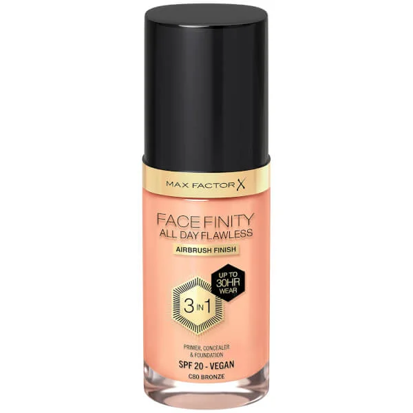 Facefinity безупречный веганский тональный крем 3 в 1 на весь день Max Factor, 30 мл., цвет c80 - bronze
Facefinity безупречный веганский тональный крем 3 в 1 на весь день Max Factor, 30 мл., цвет c80 - bronze